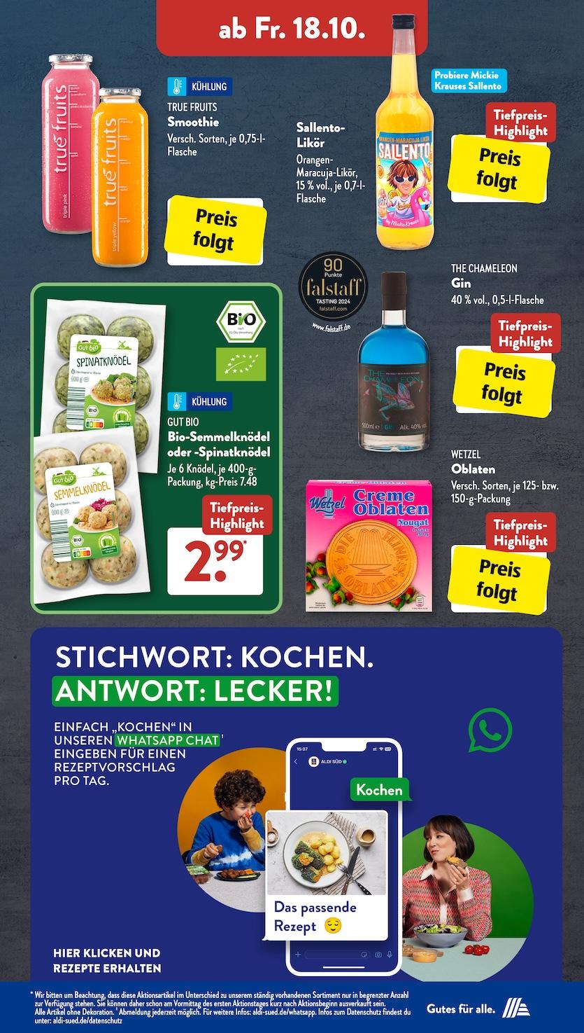 Aldi Aldi Süd Prospekt ab Montag Seite 21