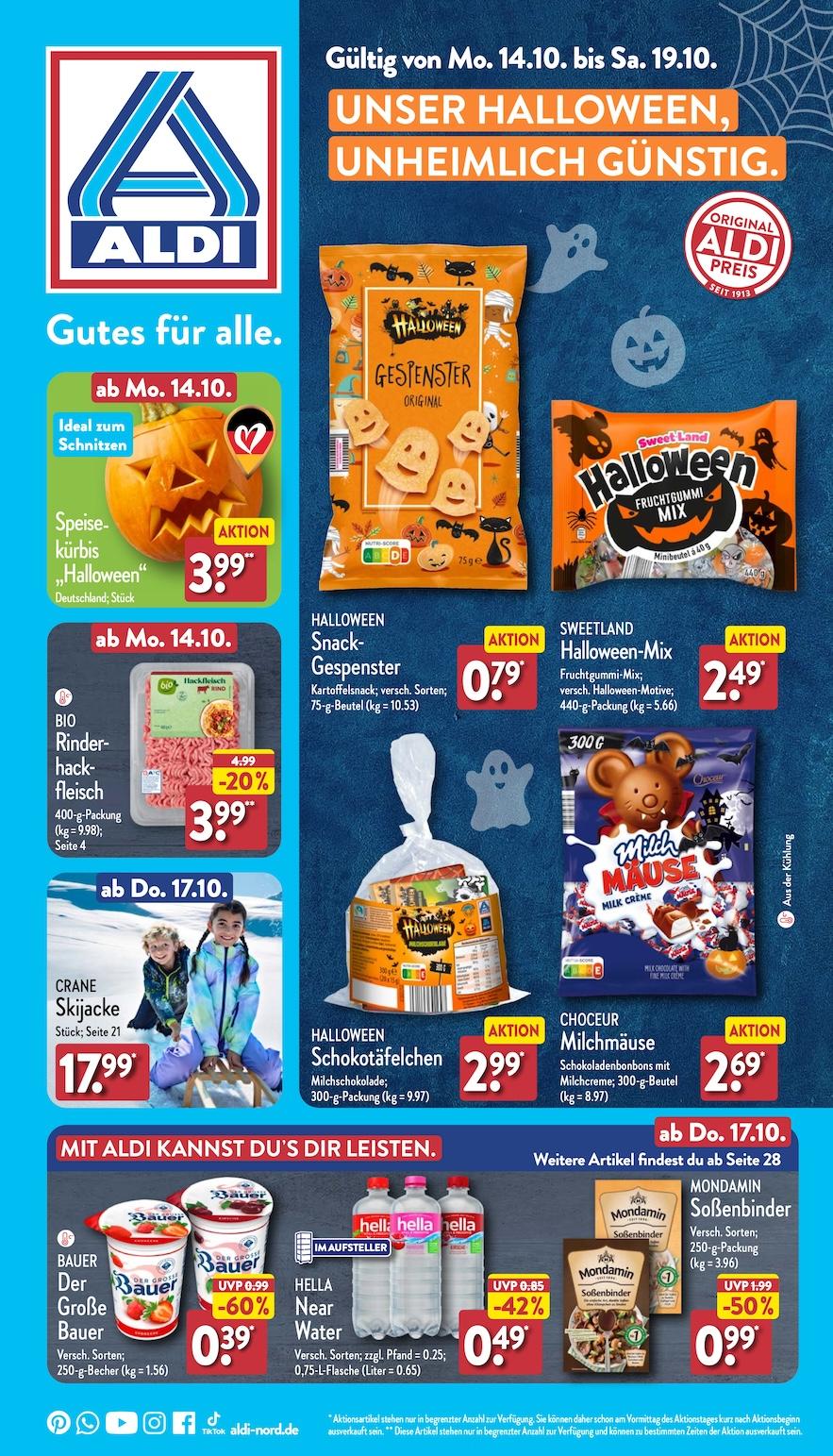 Aldi Aldi Nord Prospekt ab Montag Seite 1