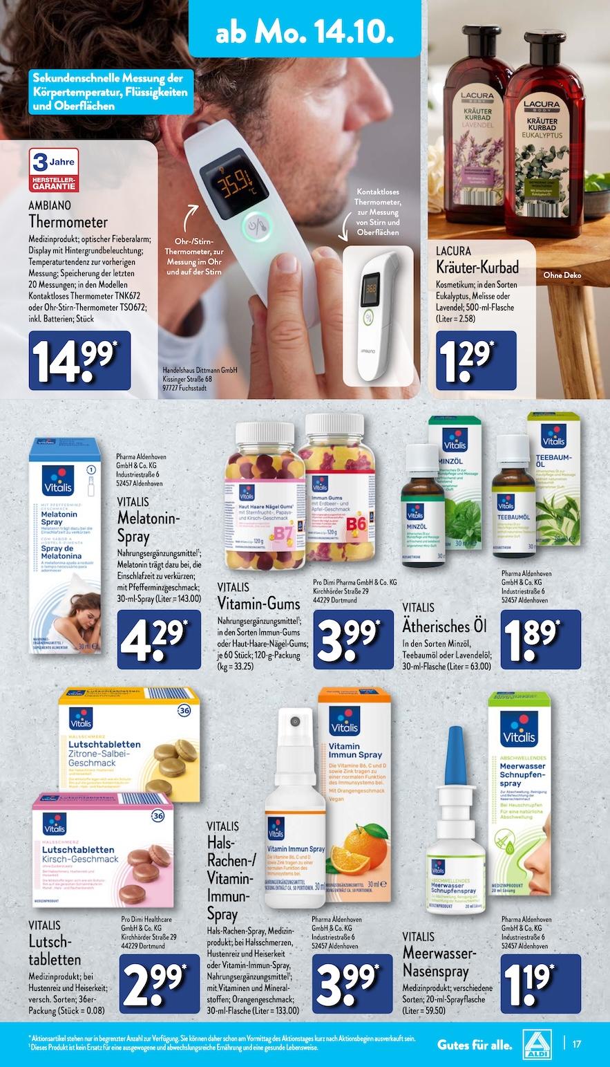 Aldi Aldi Nord Prospekt ab Montag Seite 17