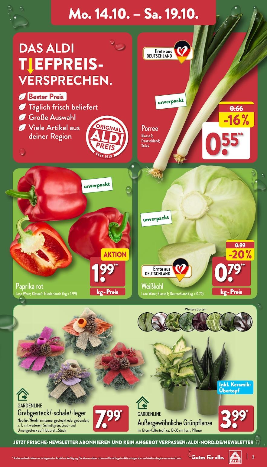 Aldi Aldi Nord Prospekt ab Montag Seite 3