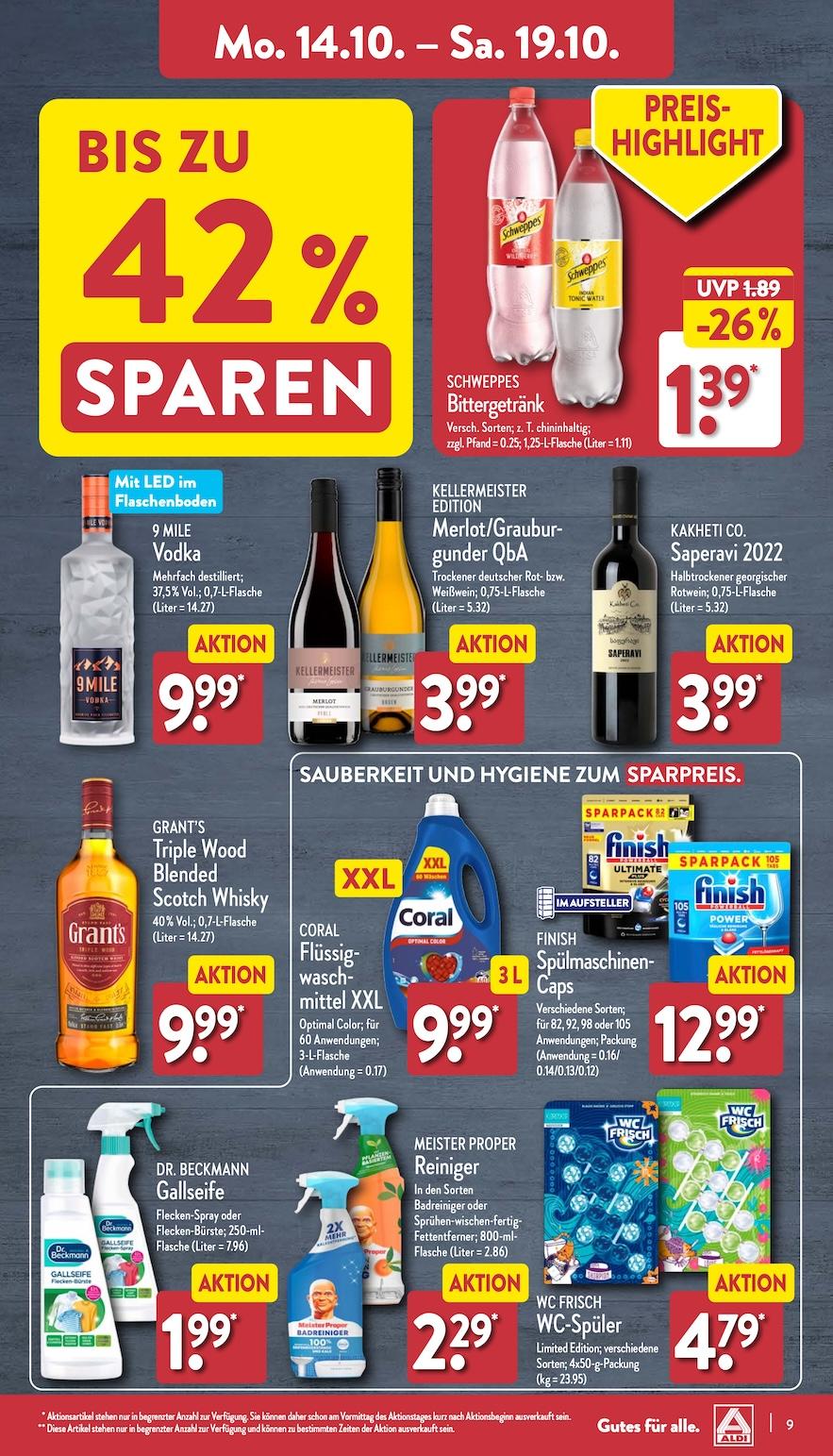 Aldi Aldi Nord Prospekt ab Montag Seite 9