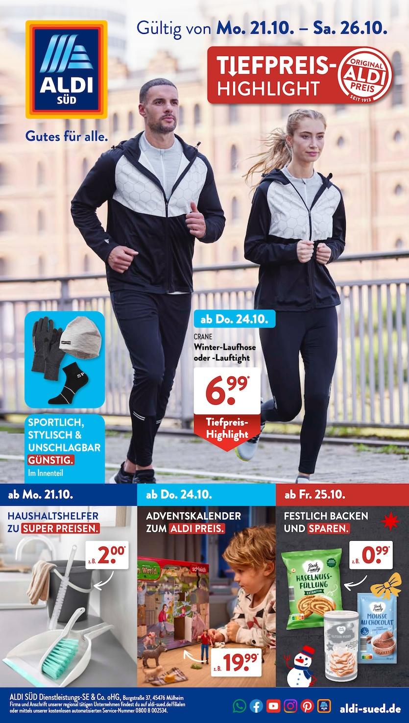 Aldi Aldi Süd Prospekt ab Montag Seite 1