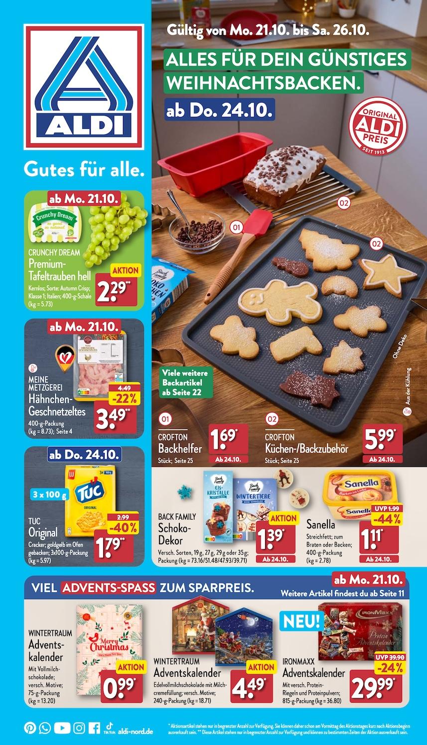 Aldi Aldi Nord Prospekt ab Montag Seite 1