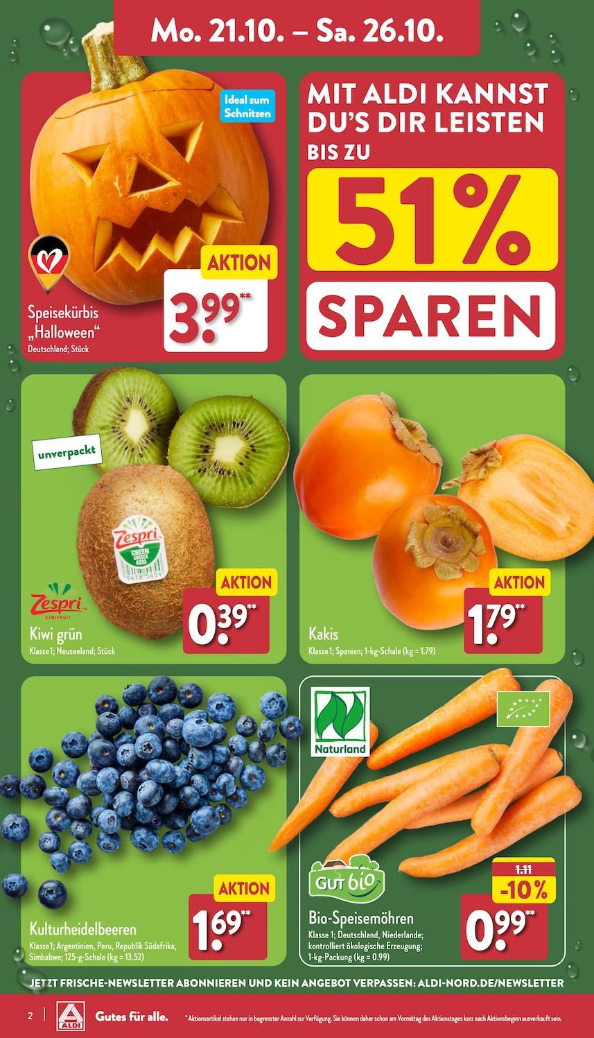Aldi Aldi Nord Prospekt ab Montag Seite 2