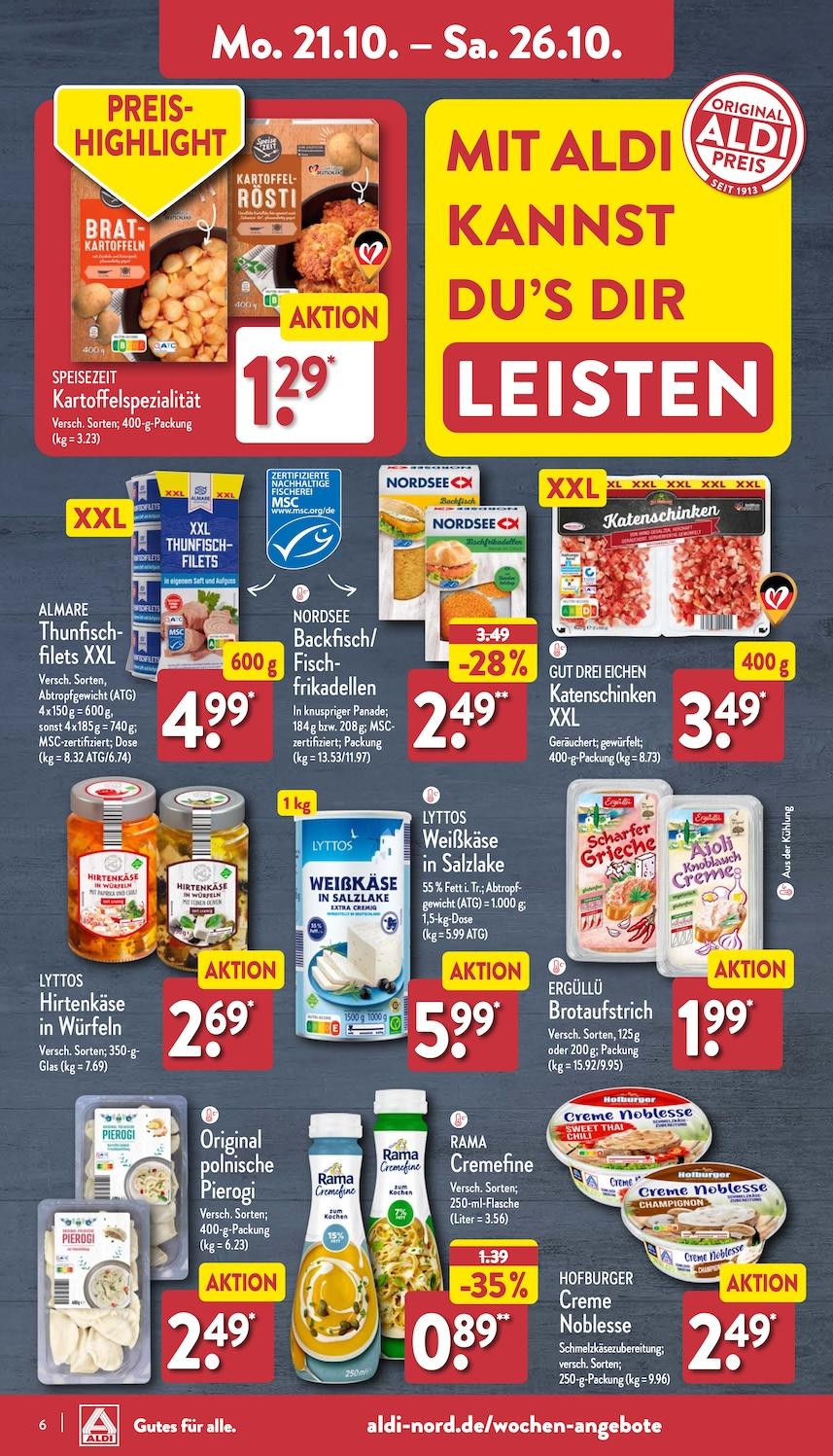 Aldi Aldi Nord Prospekt ab Montag Seite 6