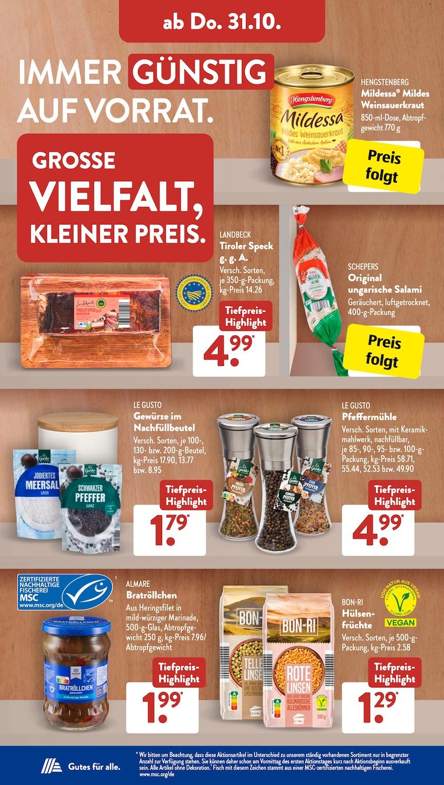 Aldi Aldi Süd Prospekt ab Montag Seite 23