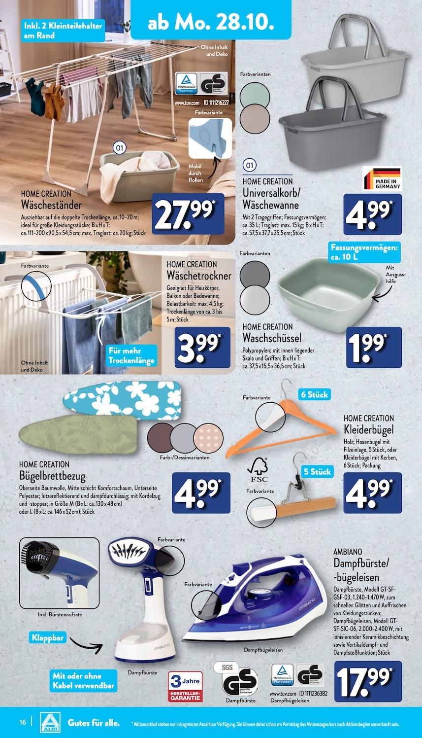 Aldi Aldi Nord Prospekt ab Montag Seite 16