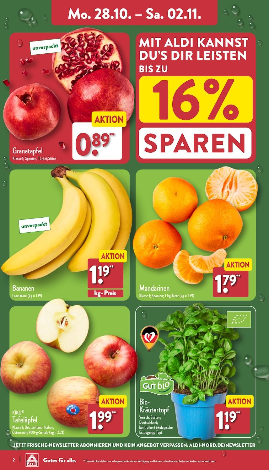 Aldi Aldi Nord Prospekt ab Montag Seite 2
