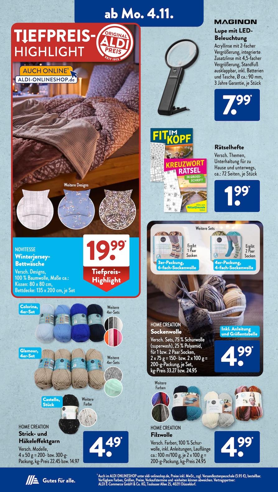 Aldi Aldi Süd Prospekt ab Montag Seite 4