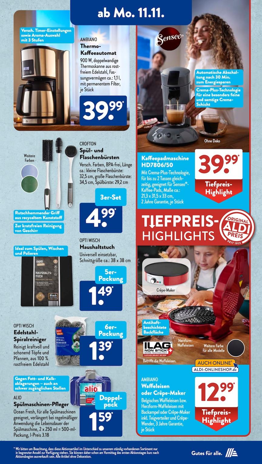 Aldi Aldi Süd Prospekt ab Montag Seite 3