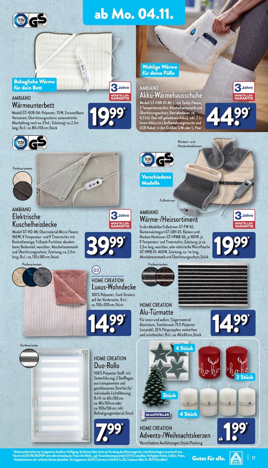 Aldi Aldi Nord Prospekt ab Montag Seite 17