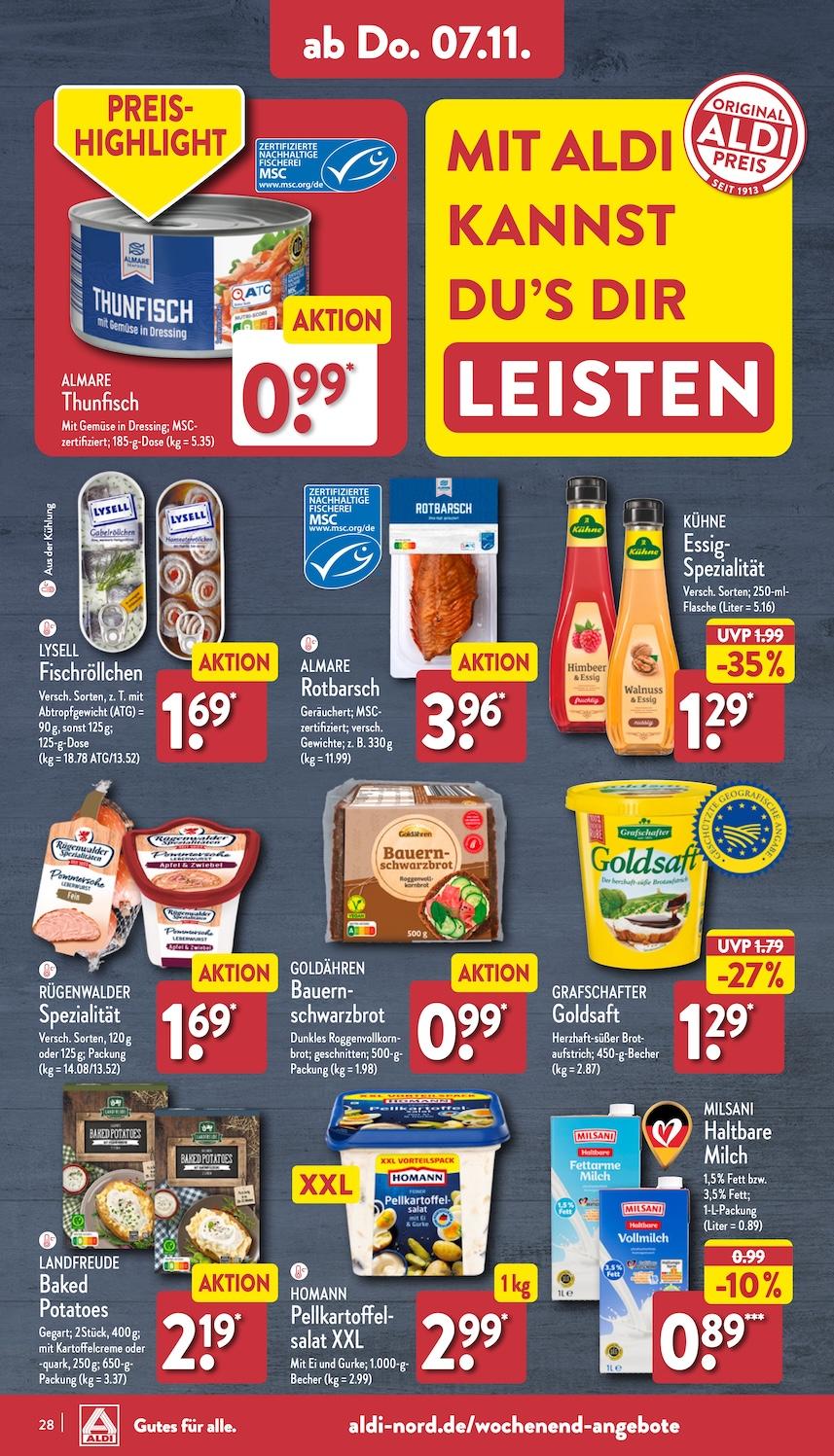 Aldi Aldi Nord Prospekt ab Montag Seite 28