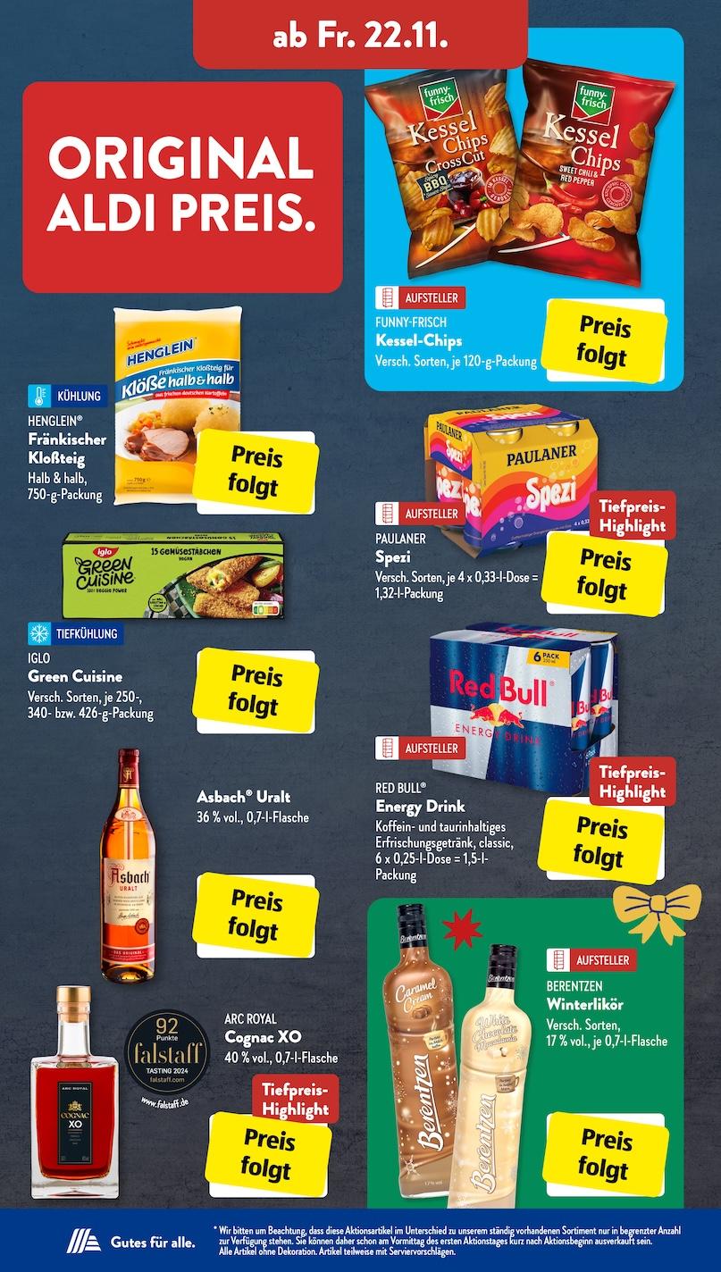 Aldi Aldi Süd Prospekt ab Montag Seite 22