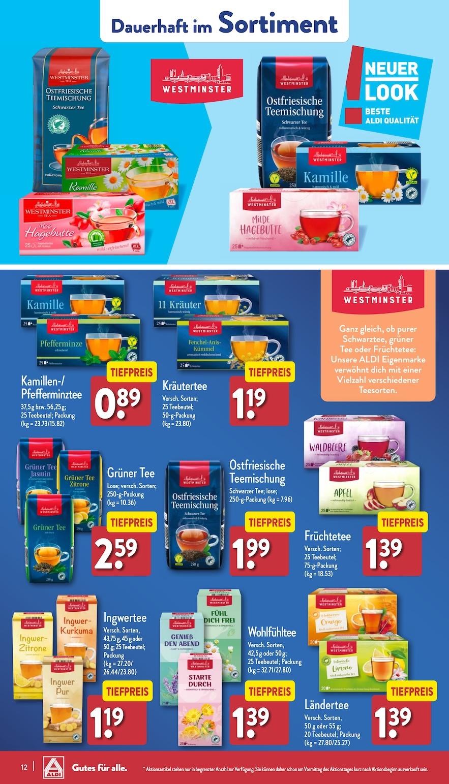 Aldi Aldi Nord Prospekt ab Montag Seite 12