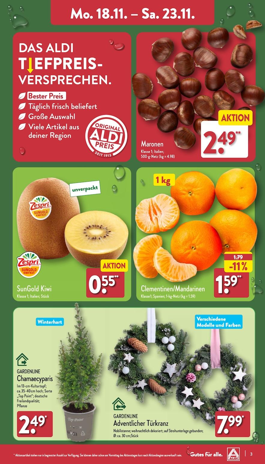 Aldi Aldi Nord Prospekt ab Montag Seite 3