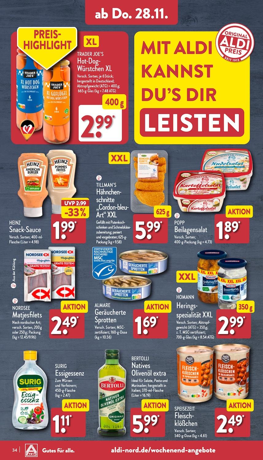 Aldi Aldi Nord Prospekt ab Montag Seite 34