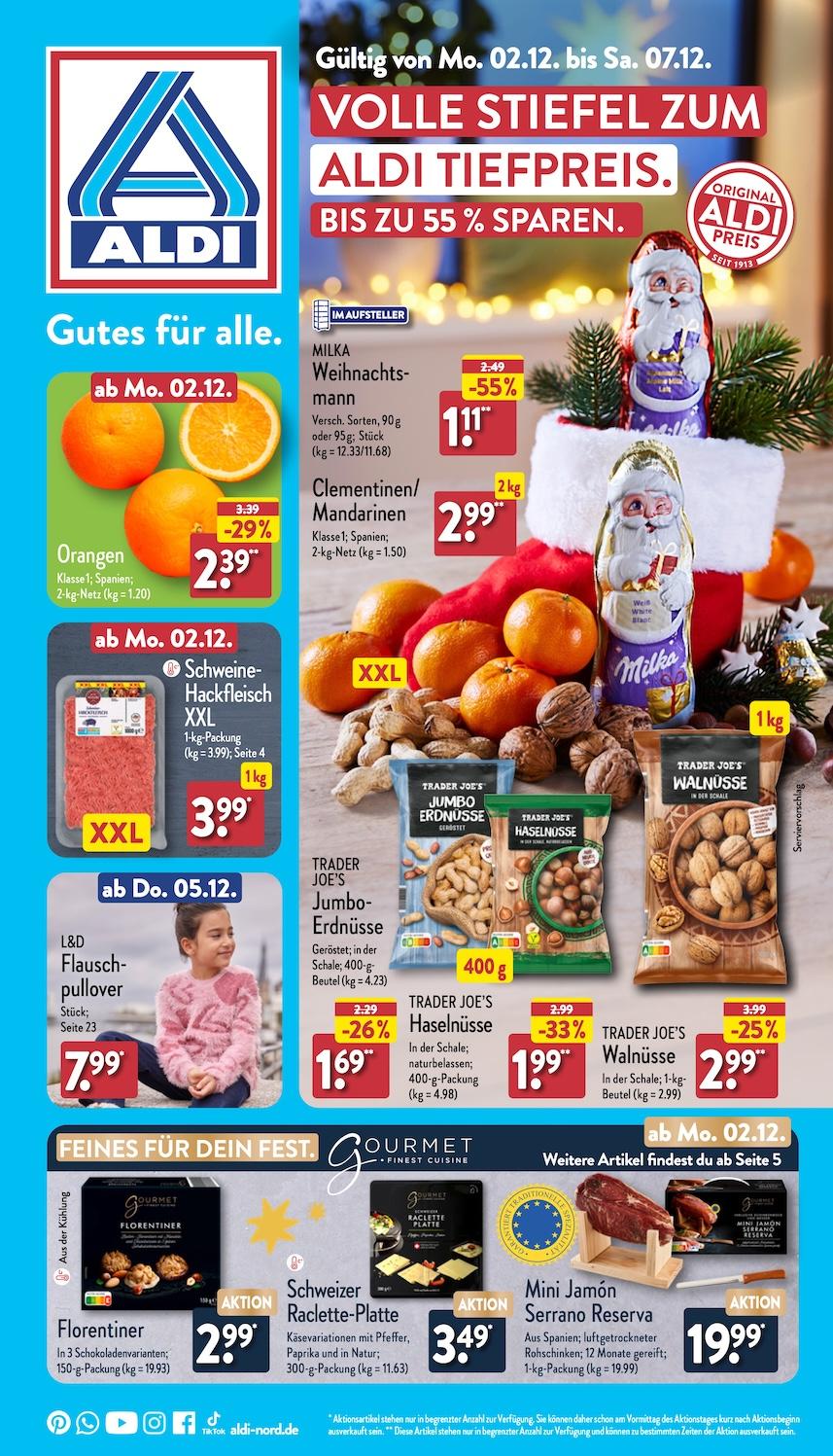 Aldi Aldi Nord Prospekt ab Montag Seite 1
