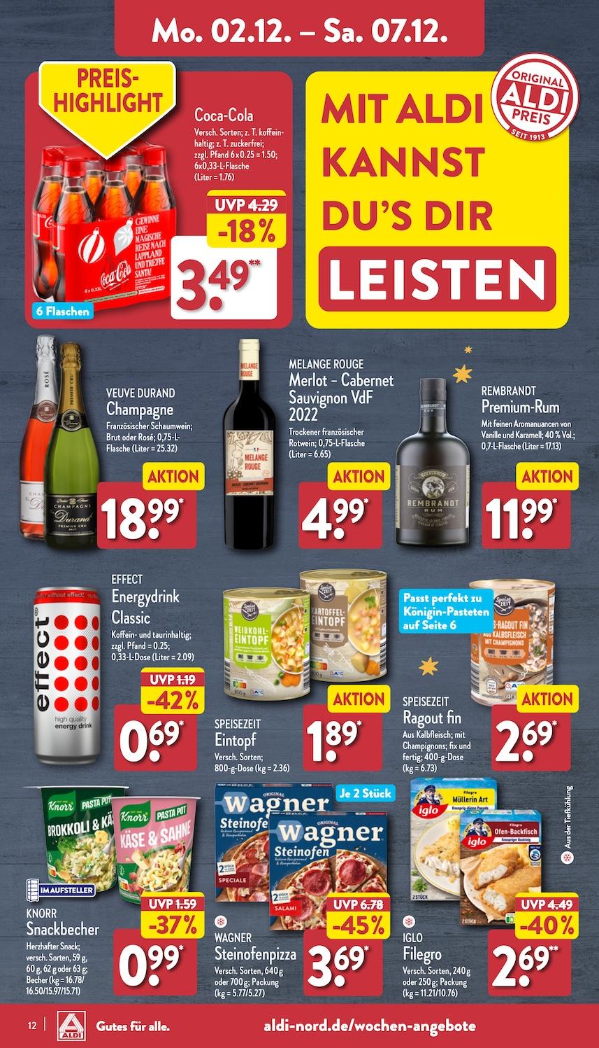 Aldi Aldi Nord Prospekt ab Montag Seite 12