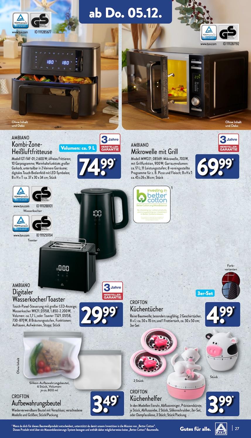 Aldi Aldi Nord Prospekt ab Montag Seite 27