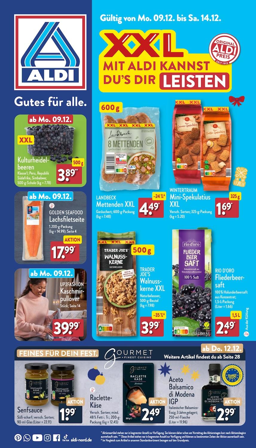 Aldi Aldi Nord Prospekt ab Montag Seite 1