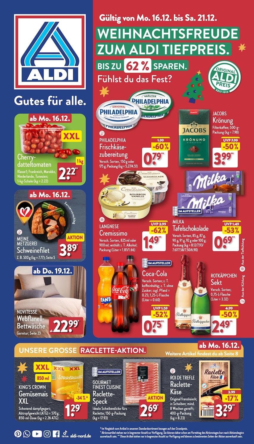 Aldi Aldi Nord Prospekt ab Montag Seite 1