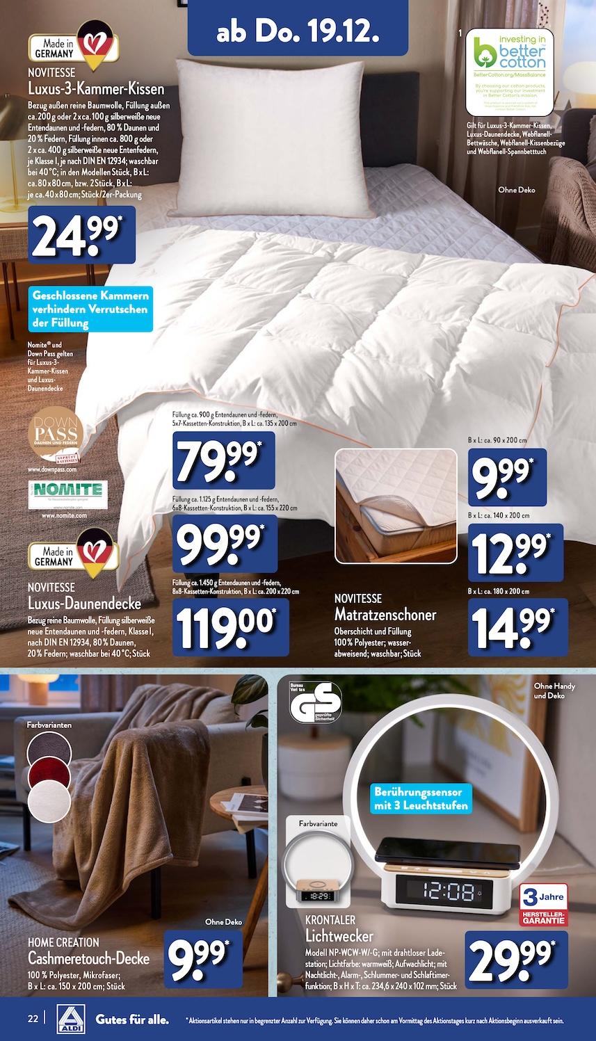 Aldi Aldi Nord Prospekt ab Montag Seite 22
