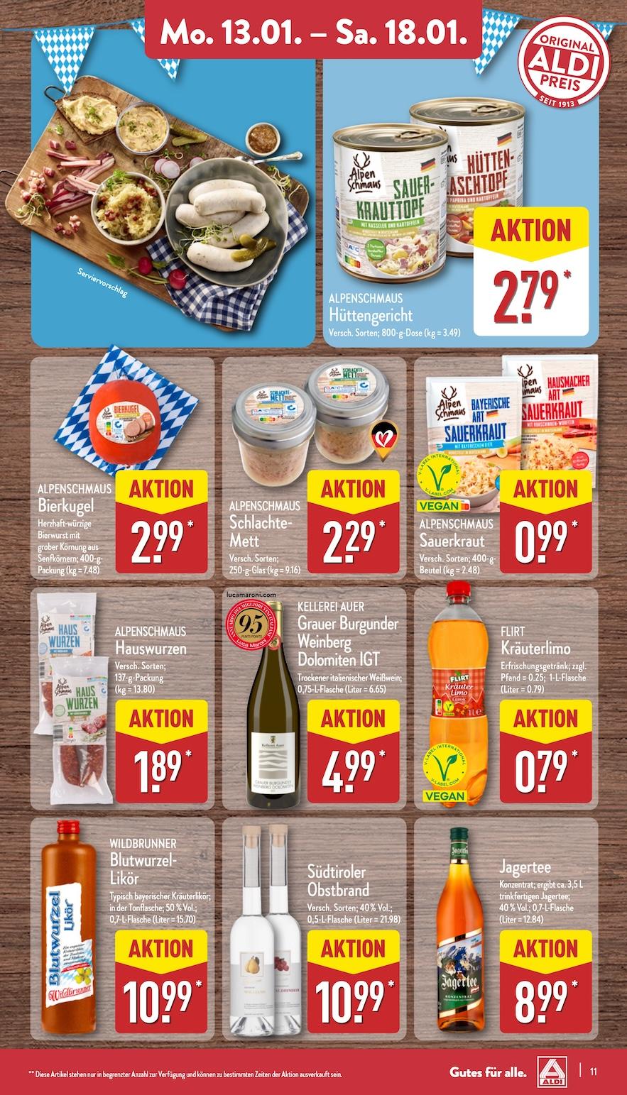 Aldi Aldi Nord Prospekt ab Montag Seite 11