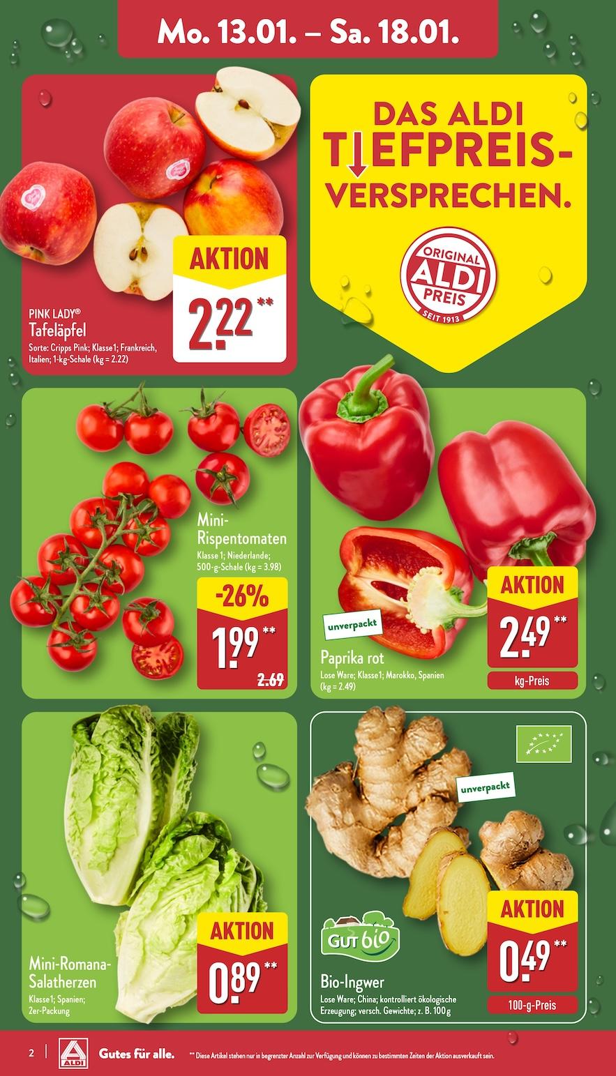 Aldi Aldi Nord Prospekt ab Montag Seite 2