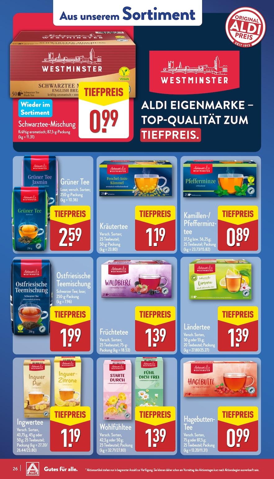 Aldi Aldi Nord Prospekt ab Montag Seite 26
