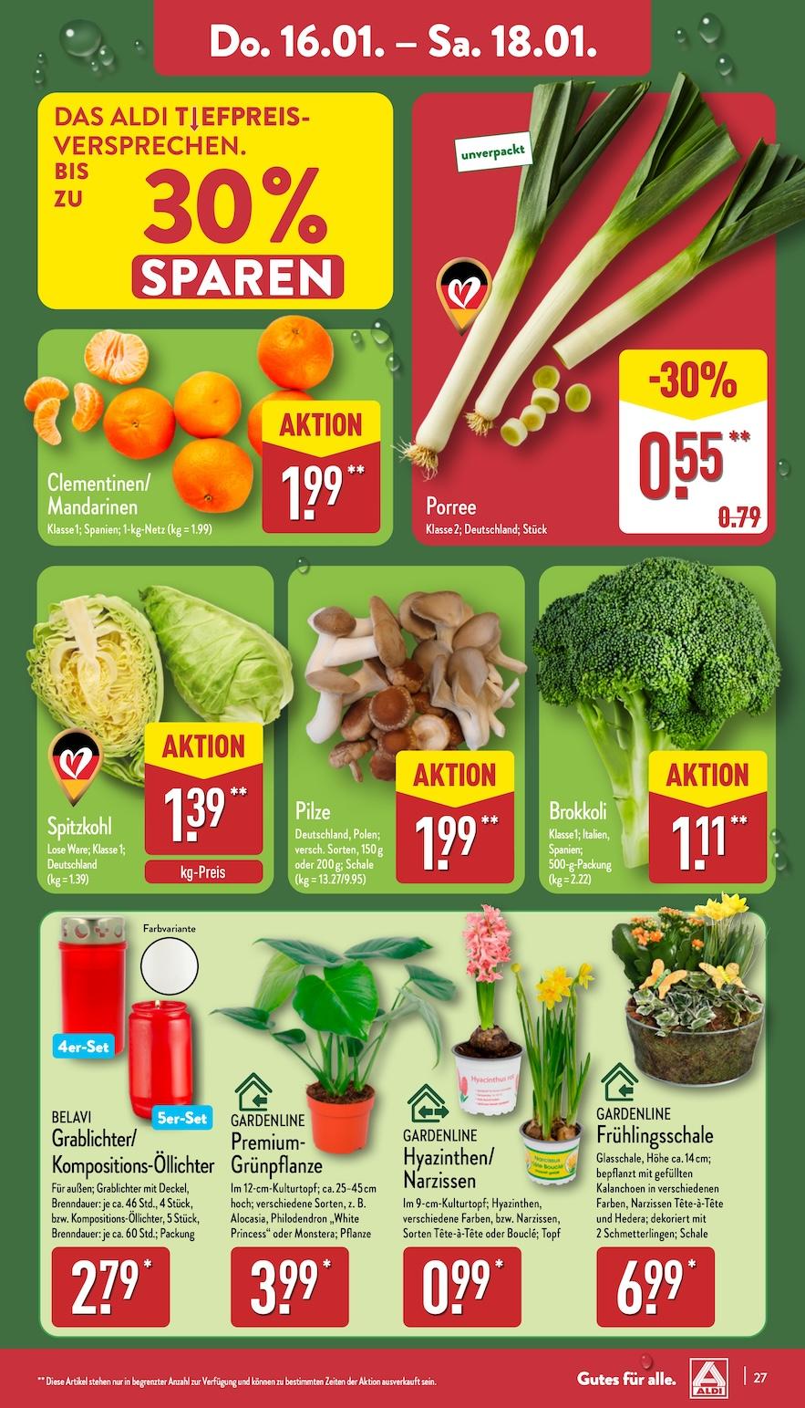 Aldi Aldi Nord Prospekt ab Montag Seite 27