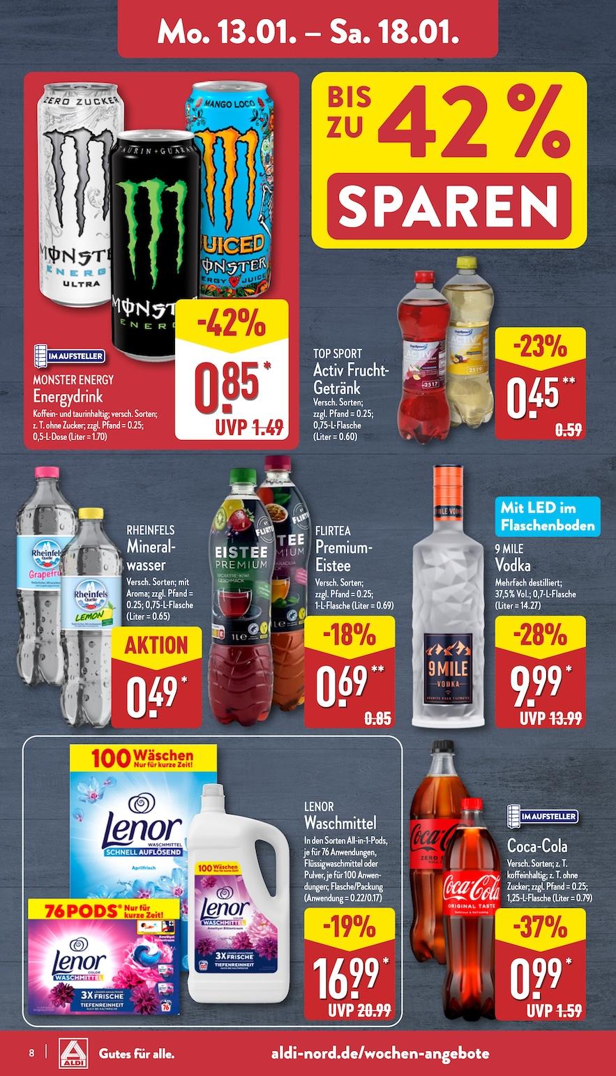 Aldi Aldi Nord Prospekt ab Montag Seite 8