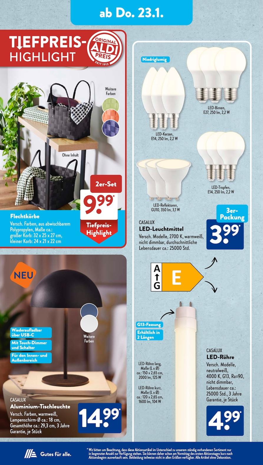 Aldi Aldi Süd Prospekt ab Montag Seite 12