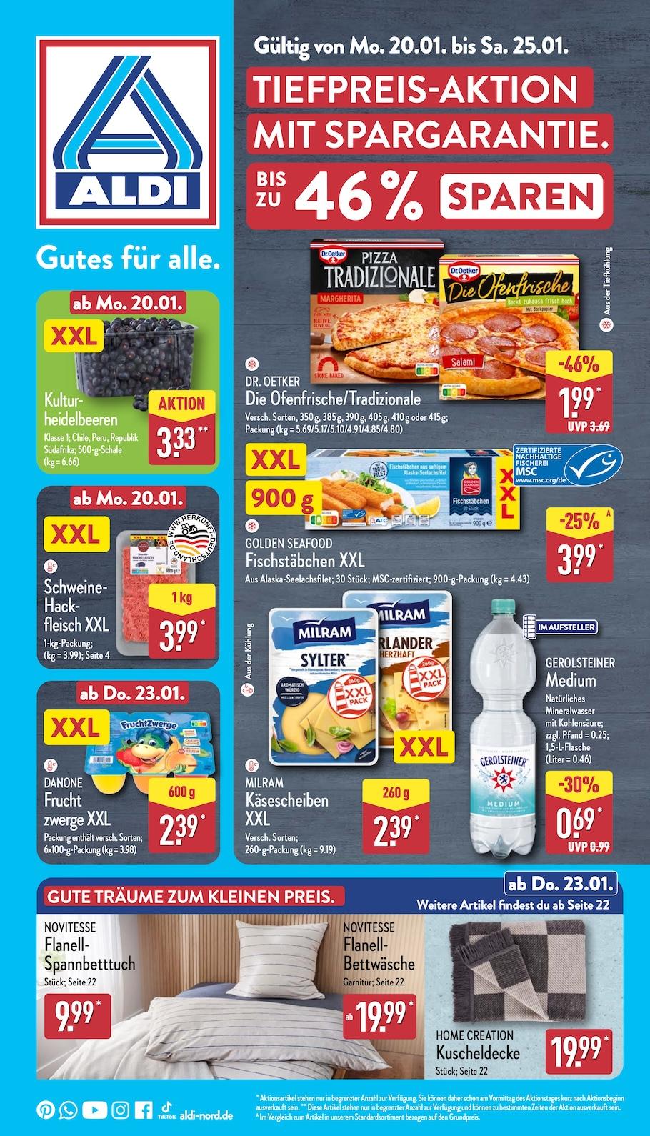 Aldi Aldi Nord Prospekt ab Montag Seite 1