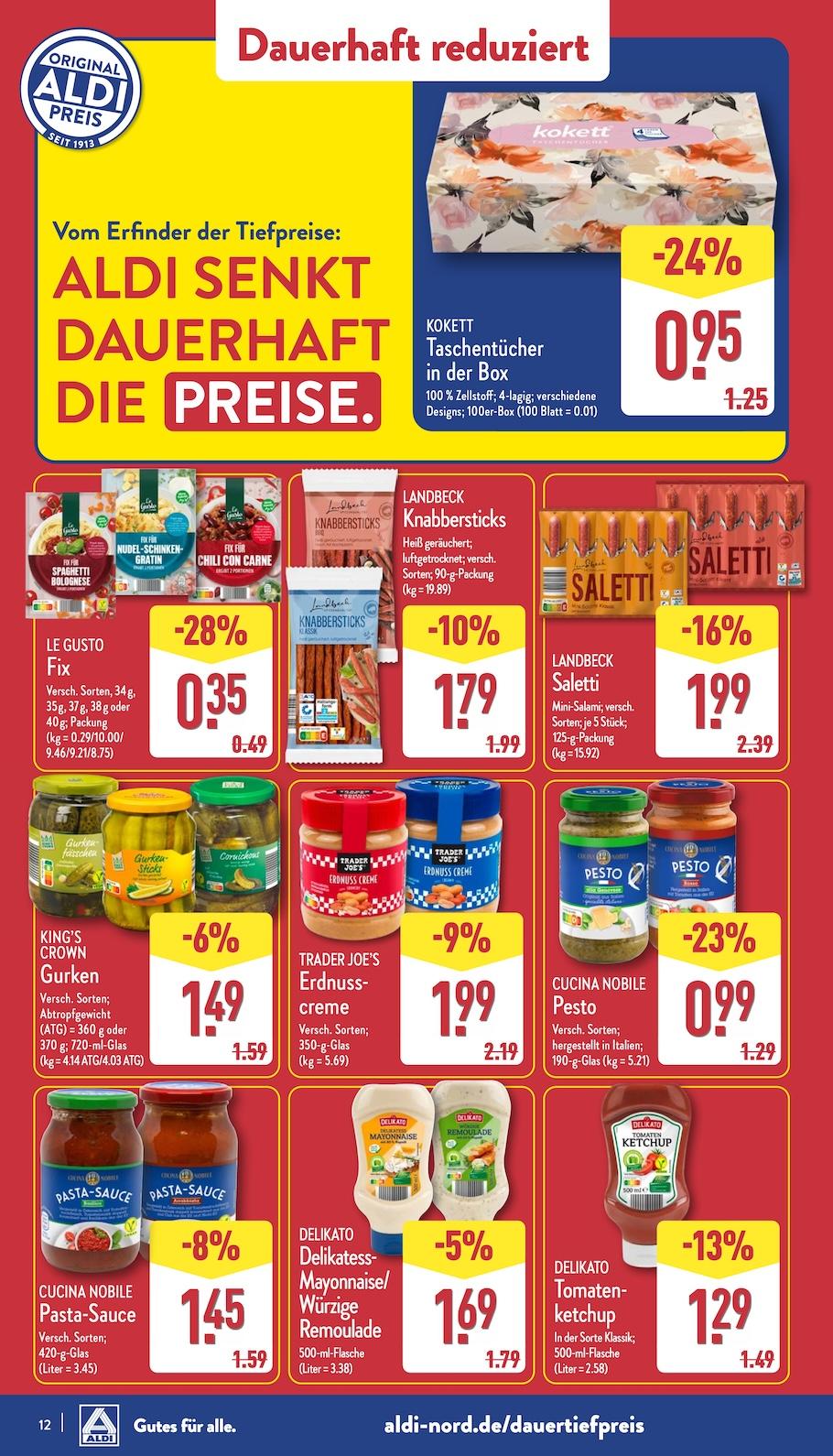 Aldi Aldi Nord Prospekt ab Montag Seite 12