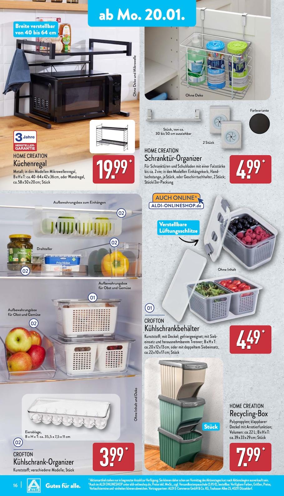 Aldi Aldi Nord Prospekt ab Montag Seite 16
