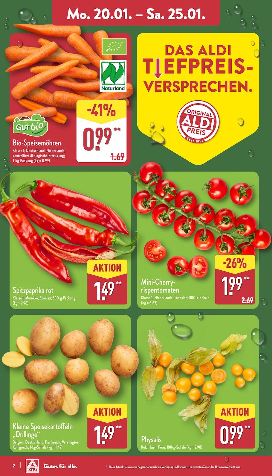 Aldi Aldi Nord Prospekt ab Montag Seite 2