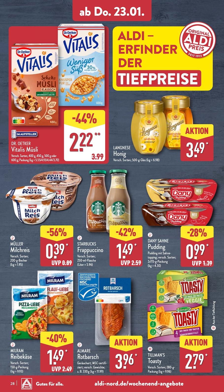 Aldi Aldi Nord Prospekt ab Montag Seite 28