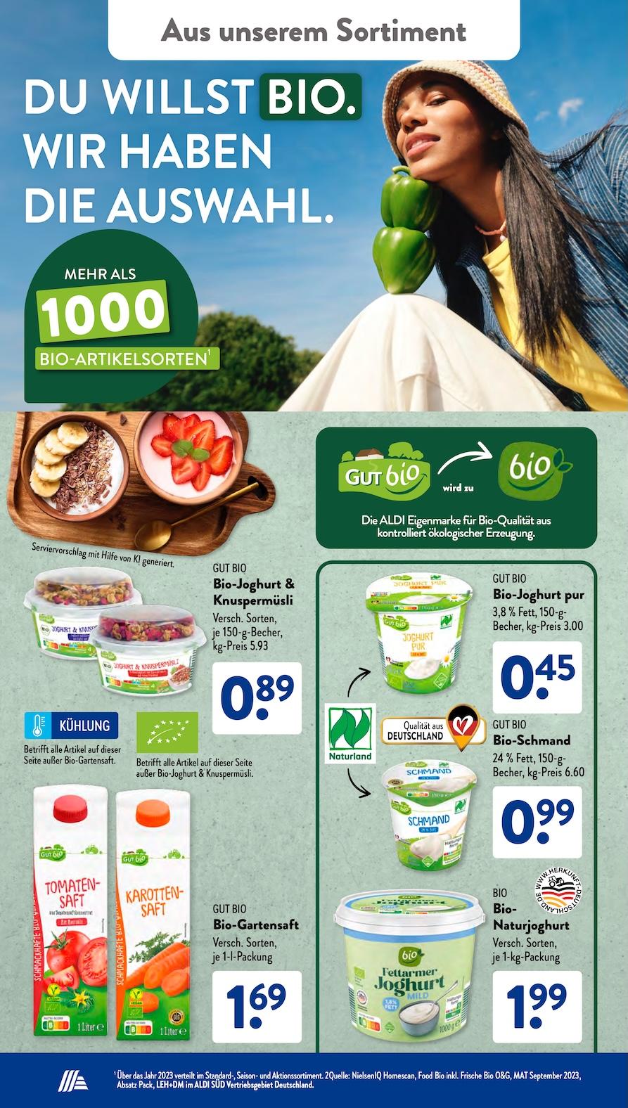 Aldi Aldi Süd Prospekt ab Montag Seite 23