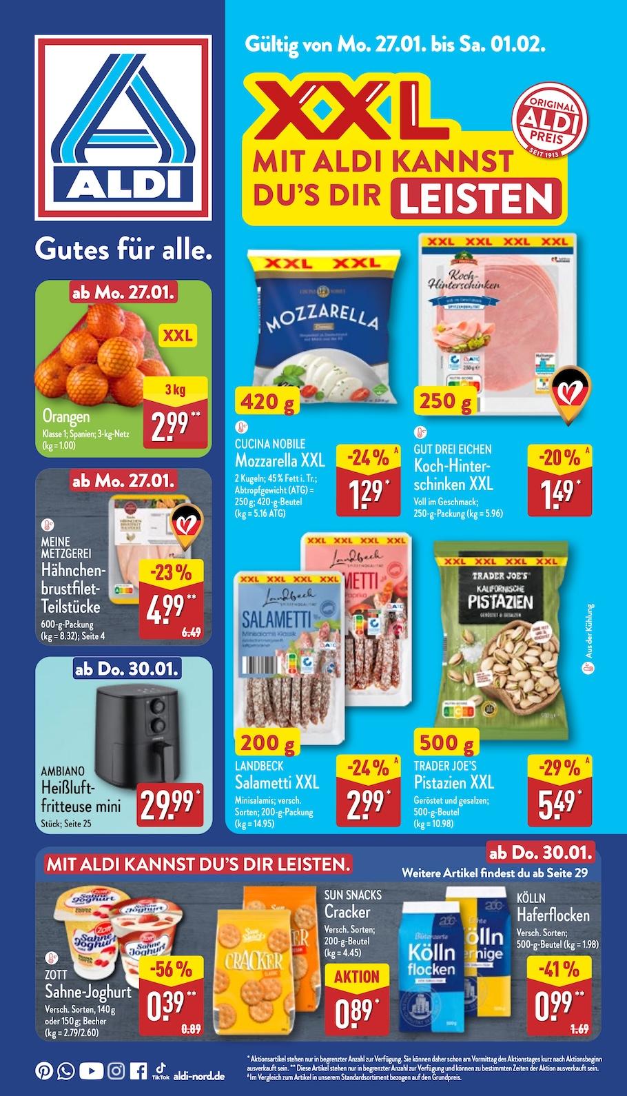 Aldi Aldi Nord Prospekt ab Montag Seite 1