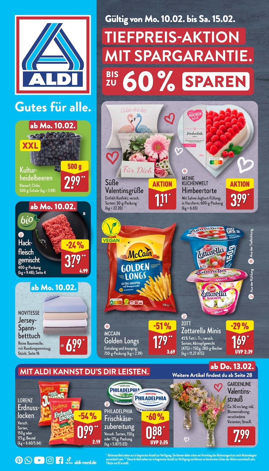 Aldi Aldi Nord Prospekt ab Montag Seite 1