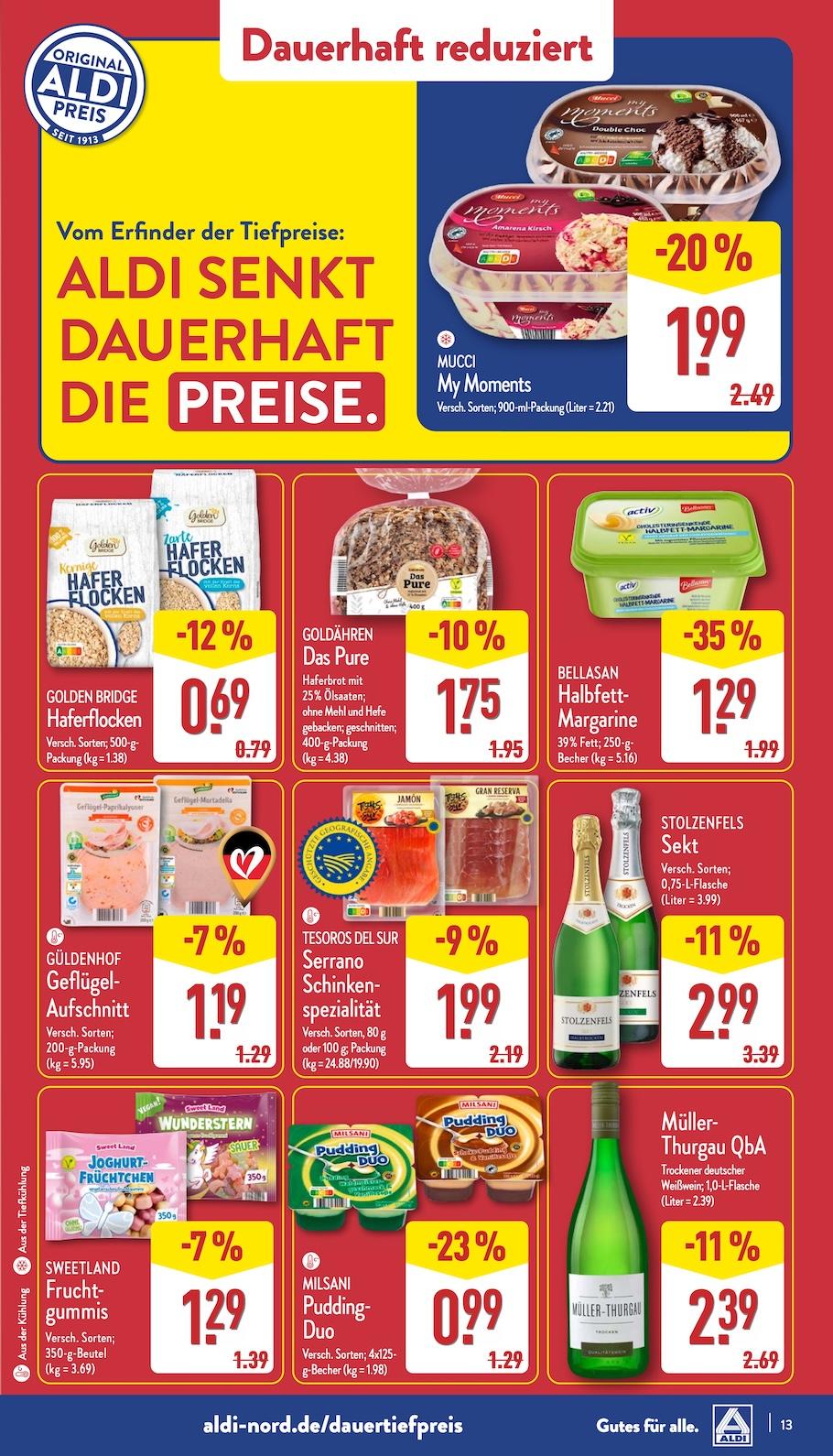 Aldi Aldi Nord Prospekt ab Montag Seite 13