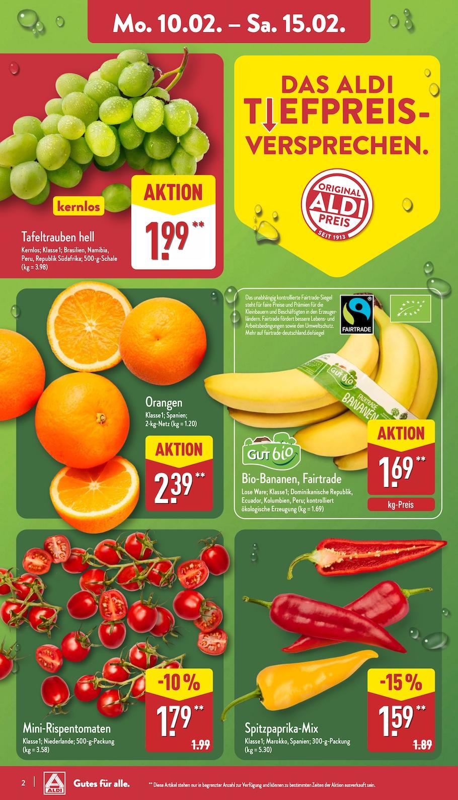 Aldi Aldi Nord Prospekt ab Montag Seite 2