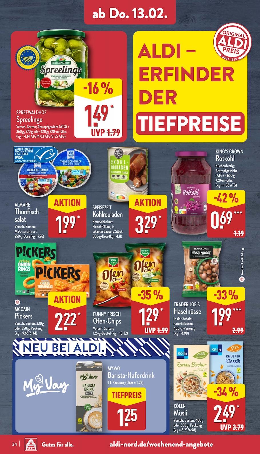 Aldi Aldi Nord Prospekt ab Montag Seite 34
