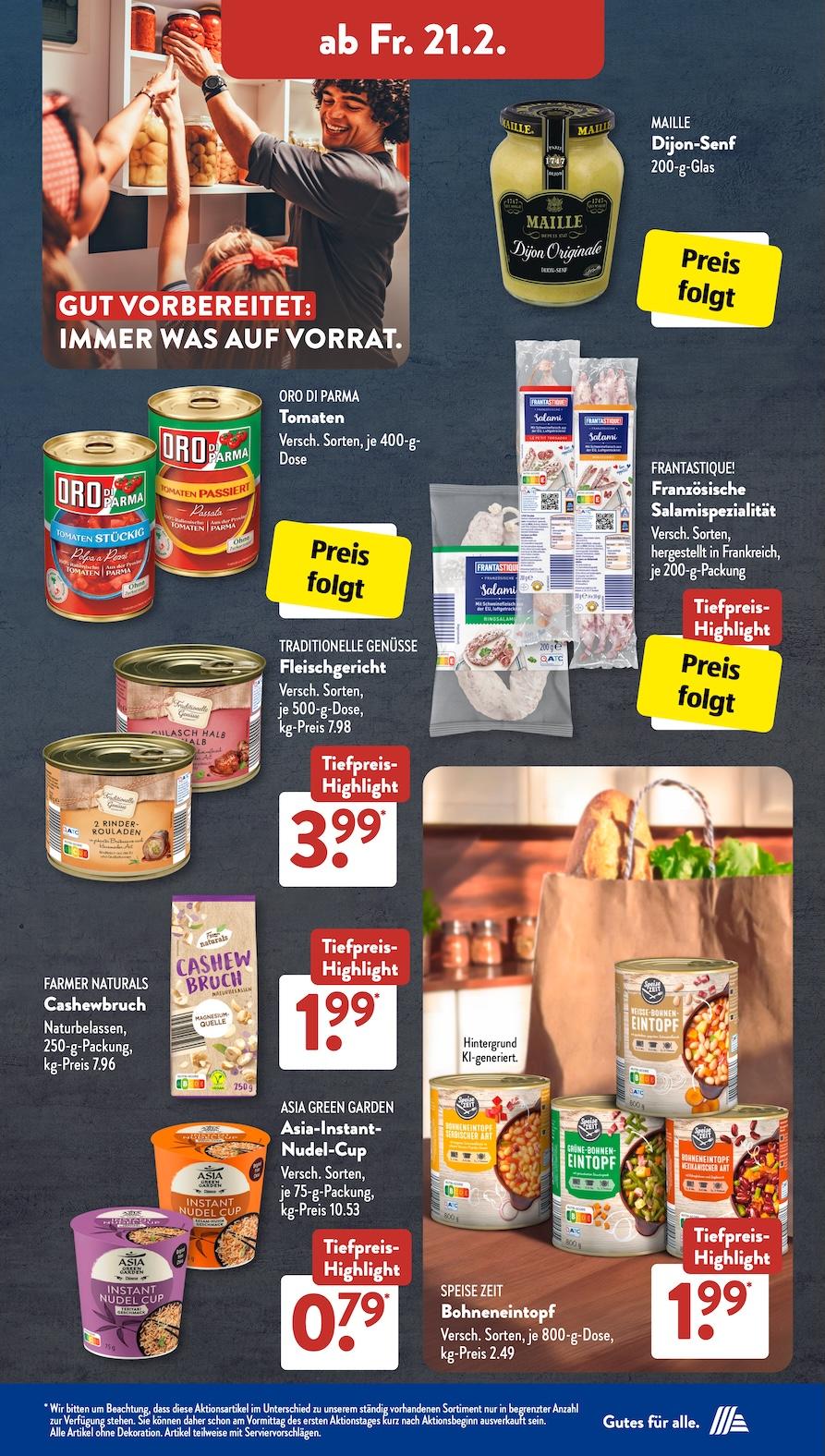 Aldi Aldi Süd Prospekt ab Montag Seite 21
