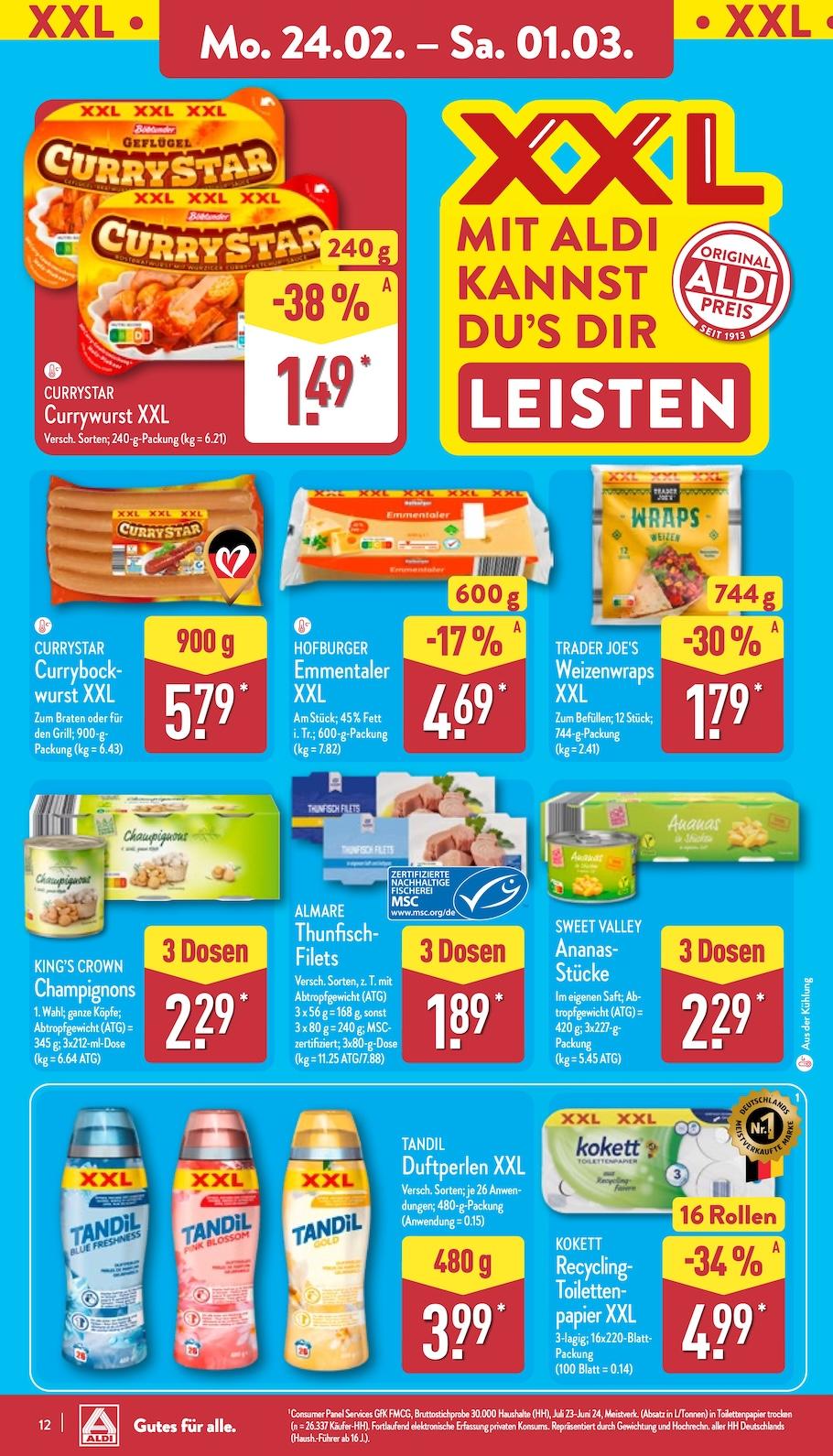 Aldi Aldi Nord Prospekt ab Montag Seite 12