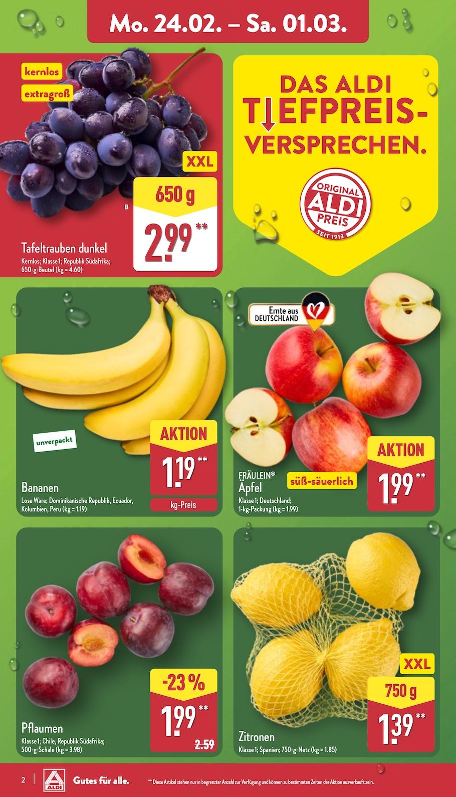 Aldi Aldi Nord Prospekt ab Montag Seite 2