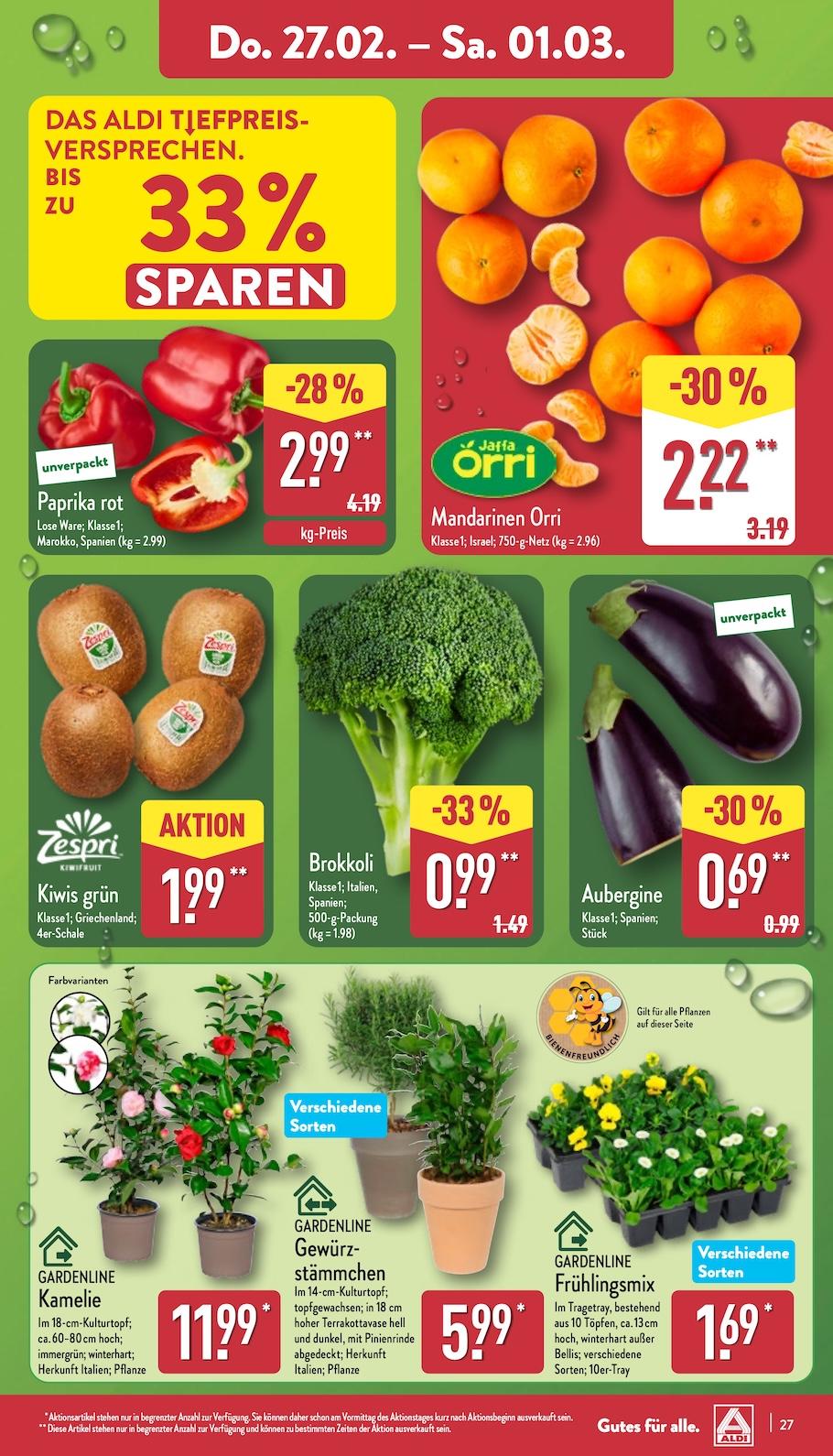 Aldi Aldi Nord Prospekt ab Montag Seite 27