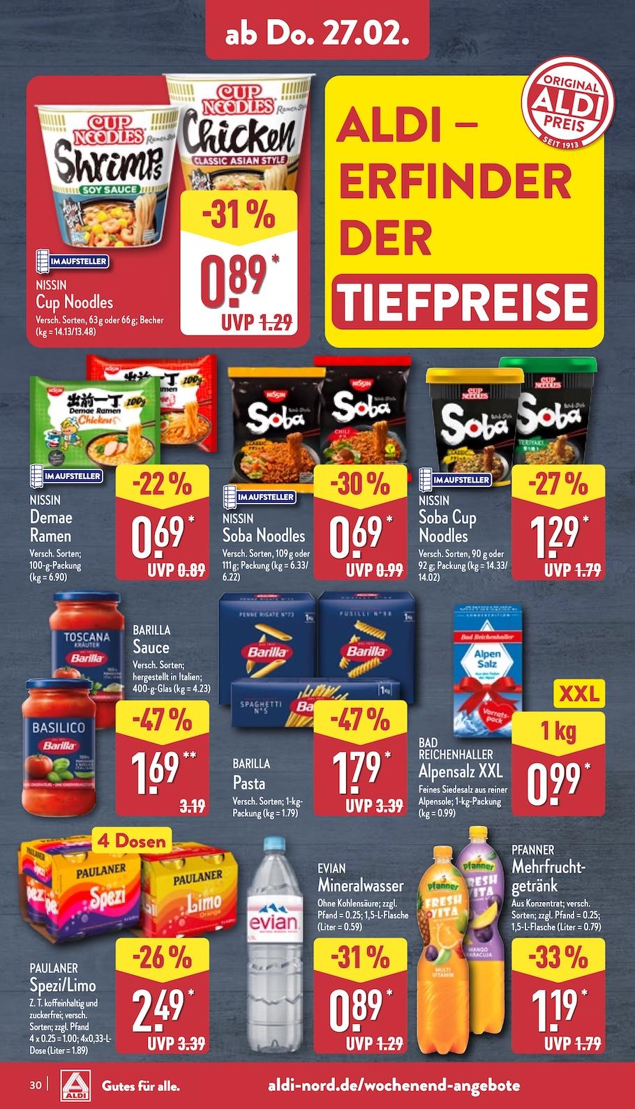 Aldi Aldi Nord Prospekt ab Montag Seite 30