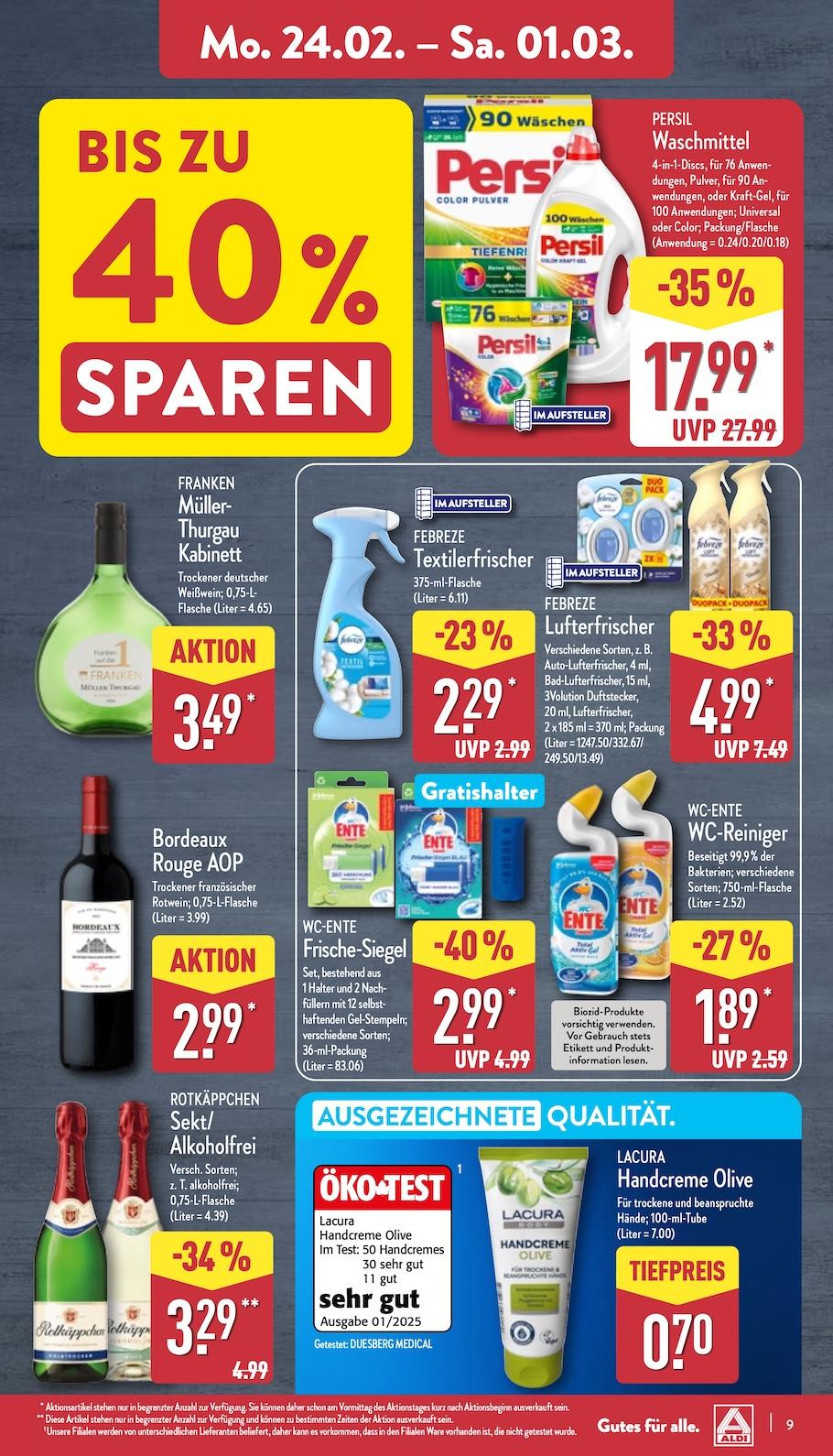 Aldi Aldi Nord Prospekt ab Montag Seite 9
