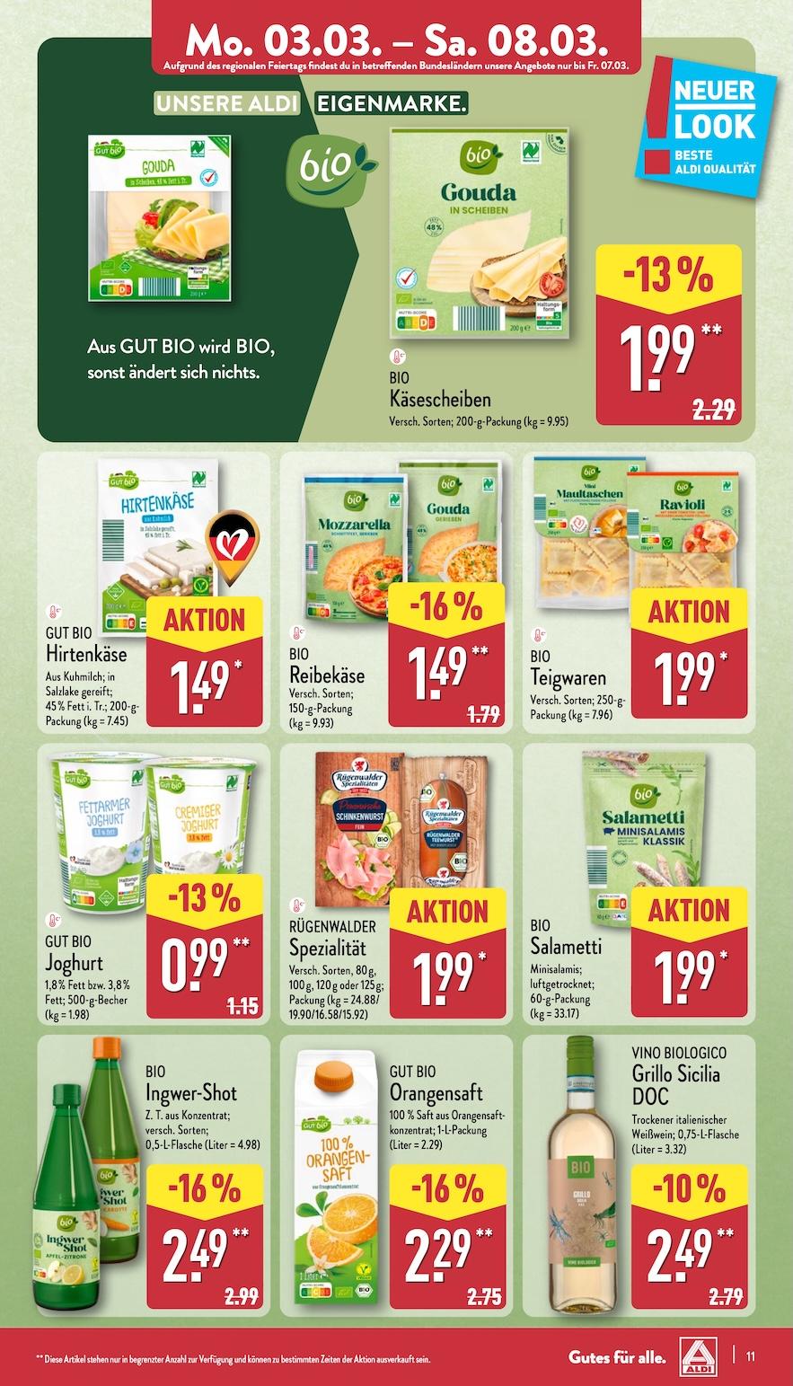 Aldi Aldi Nord Prospekt ab Montag Seite 11